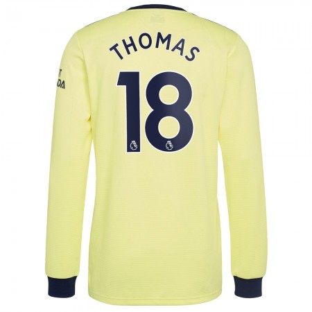 Billiga Fotbollströjor Arsenal Thomas Partey 18 Borta tröja 2021/22 Långärmad